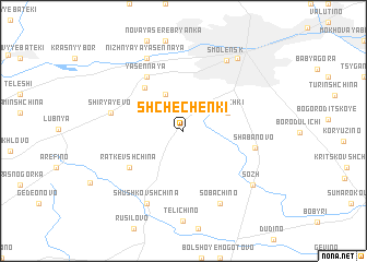 map of Shchechenki