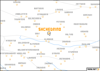 map of Shchedrino