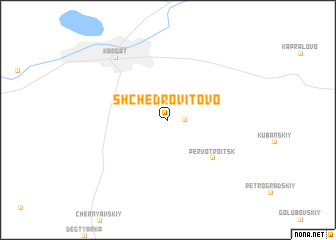 map of Shchedrovitovo