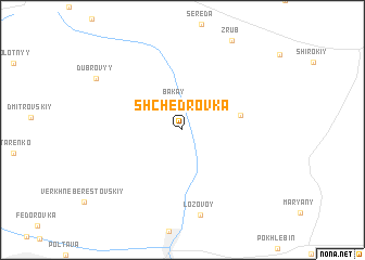 map of Shchedrovka