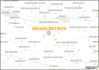 map of Shcheglovitovka