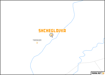 map of Shcheglovka