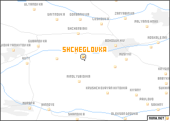 map of Shcheglovka