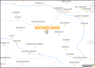 map of Shcheglovka