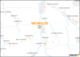 map of Shcheglov