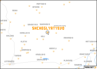 map of Shcheglyat\
