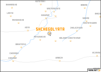 map of Shchegolyata