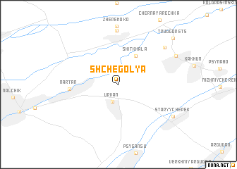 map of Shchegolya