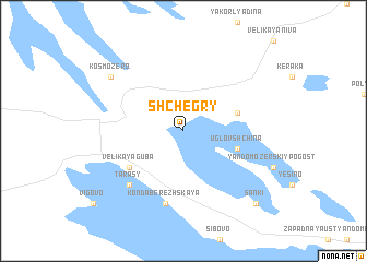 map of Shchegry