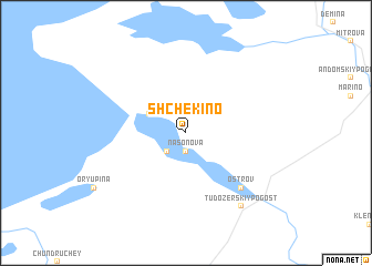 map of Shchëkino