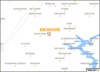 map of Shchëkino