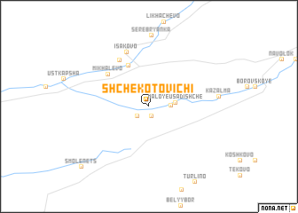 map of Shchekotovichi