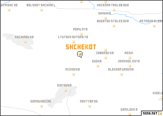 map of Shchëkot