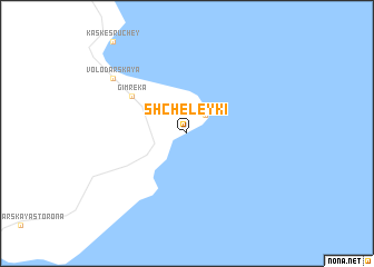 map of Shcheleyki