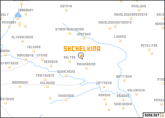 map of Shchelkina