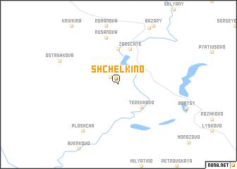 map of Shchëlkino