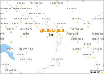 map of Shchëlkovo