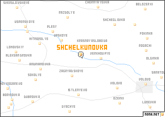 map of Shchelkunovka