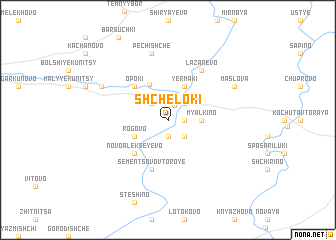 map of Shchëloki