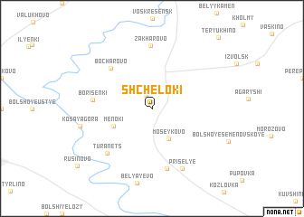 map of Shchëloki