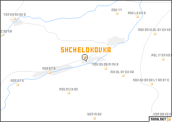 map of Shchelokovka