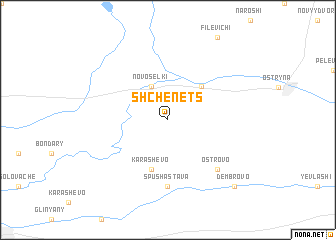 map of Shchenets