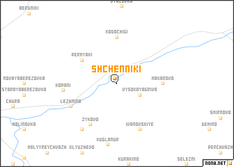 map of Shchenniki