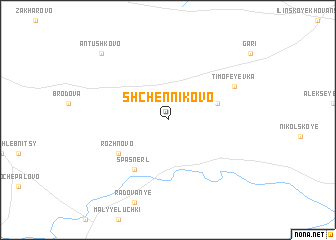 map of Shchennikovo