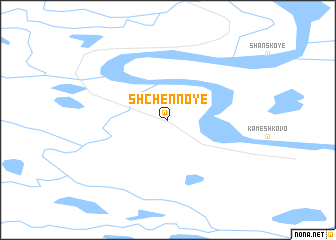 map of Shchennoye