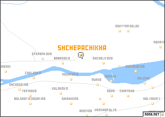 map of Shchepachikha