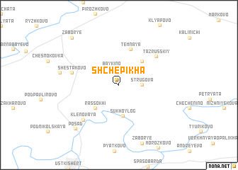 map of Shchepikha