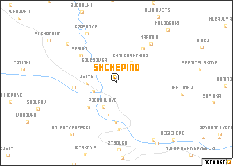 map of Shchepino