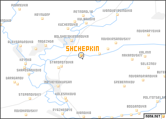 map of Shchepkin