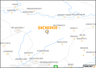 map of Shchepkin