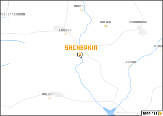 map of Shchepkin