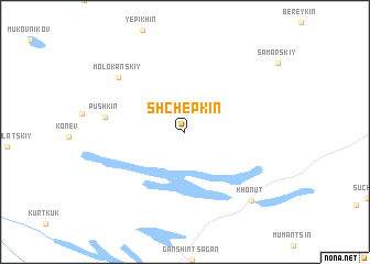 map of Shchepkin