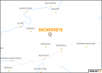 map of Shchepnoye