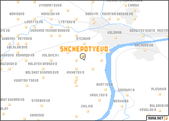 map of Shchepot\
