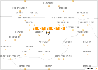 map of Shcherbachenko