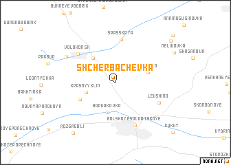 map of Shcherbachëvka