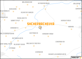 map of Shcherbachëvka