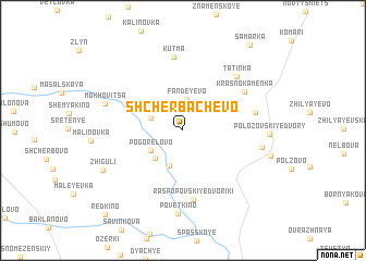 map of Shcherbachëvo