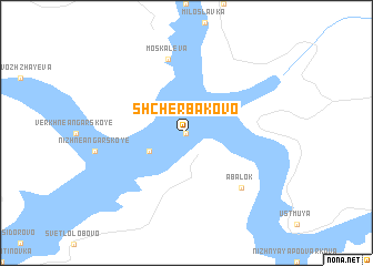 map of Shcherbakovo
