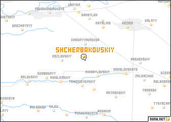 map of Shcherbakovskiy