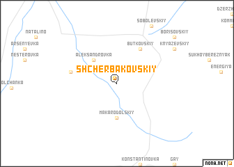 map of Shcherbakovskiy