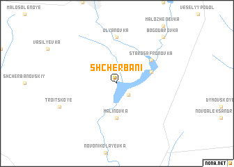 map of Shcherbani