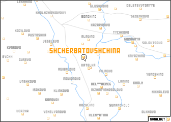 map of Shcherbatovshchina