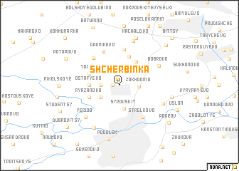 map of Shcherbinka