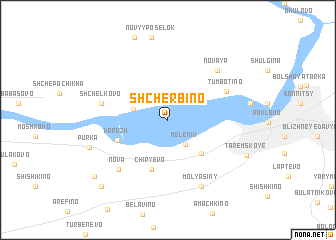 map of Shcherbino