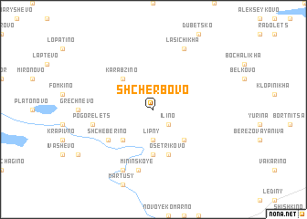 map of Shcherbovo